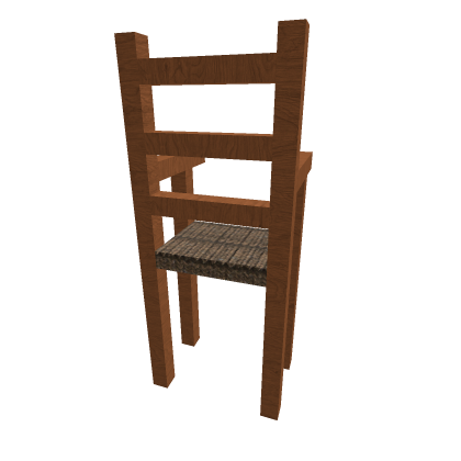Wooden high chair