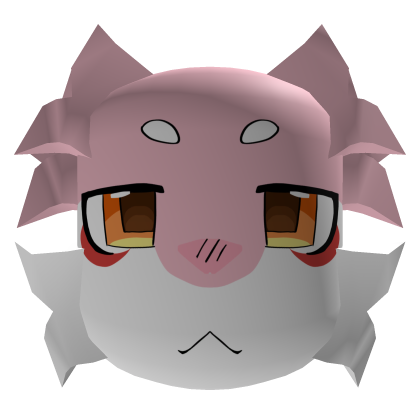 kawaii pink shark face