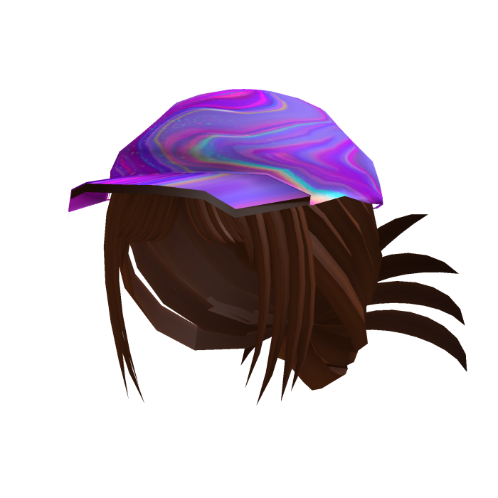 Y2K Spikey brown Bun com boné colors aesthetic