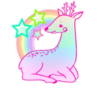 Rainbow reindeers