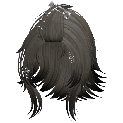 Punk Wolf Cut 1 Grey & Black