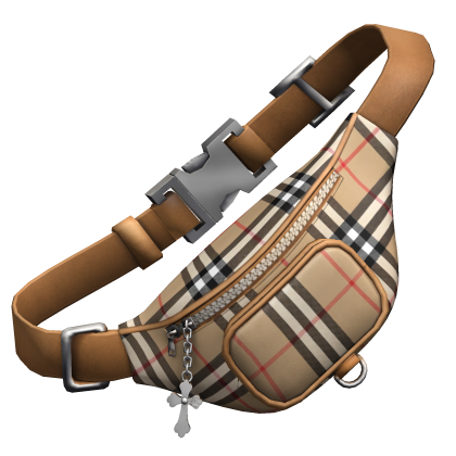 Burberry Crossbody Designer Bag with Cross Charm Roblox item