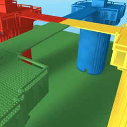 Red vs Blue vs Green vs Yellow  icon