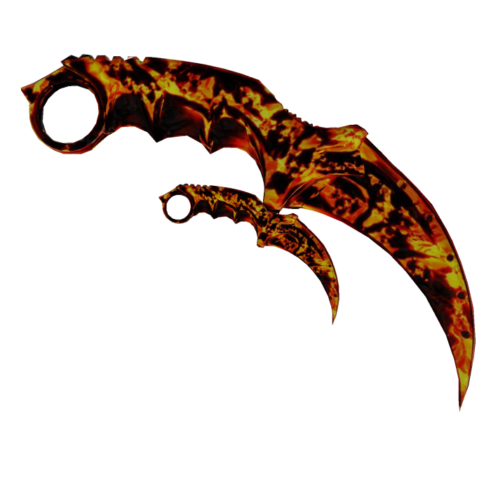 Molten Double Karambit