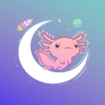 Gruppo dei Panda e axolotl cute