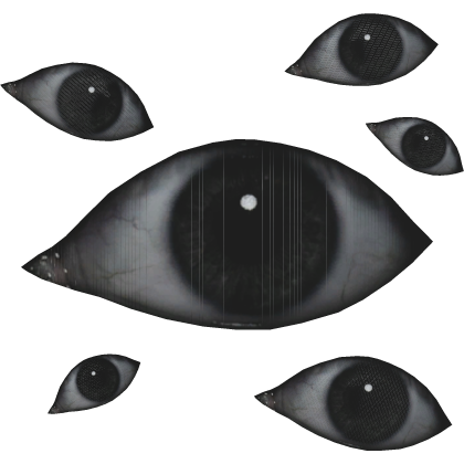Animated Staring Eyes Back Roblox catalog item