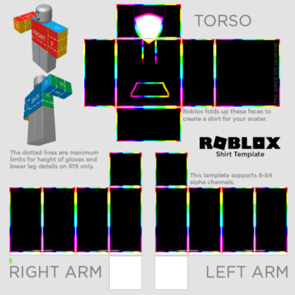 Rainbow-Hoodie Roblox decal
