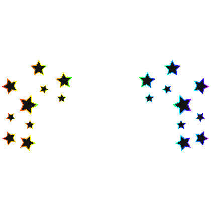 Cartoony Rainbow Star Aura Roblox item