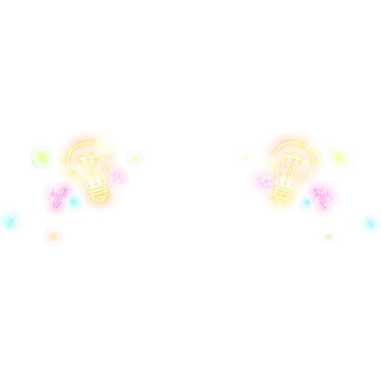 🔆 Lightbulb Pastel Party Glowing Particles