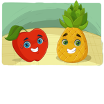 pineapple and and a apples