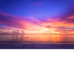 The sunsets
