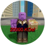 20000 KOs Roblox badge thumbnail