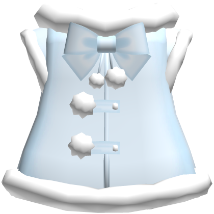 Cozy Blue Fluffy Winter Kitty Coat