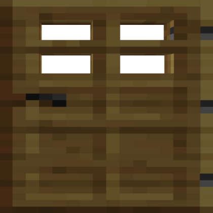 Minecraft Wooden Door (Right) Roblox decal