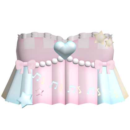 🤍 cutecore kawaii rainbow star top pastel pink