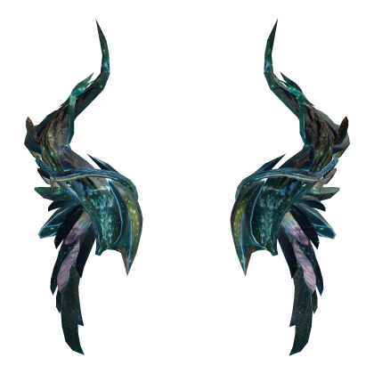 Crow-Feathered Omen Horns (Forest Fae Tree)