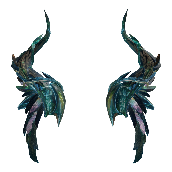 Crow-Feathered Omen Horns (Forest Fae Tree)