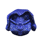 Blue Diamond Camo Assassin Hood and Mask