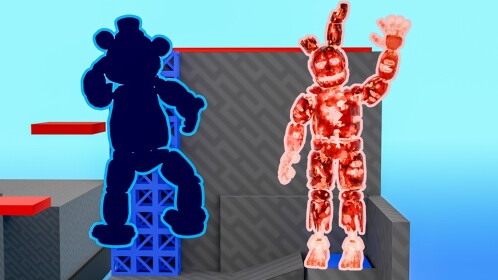 [JACKIE🐰] Teamwork FNAF Movie 1-9 Morphs (Obby)