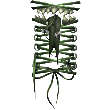 Green Creepycore Shoulder Monster Stitches [L]