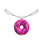 Pink Donut Necklace