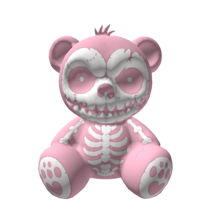 pink Skull Bear (halloween)
