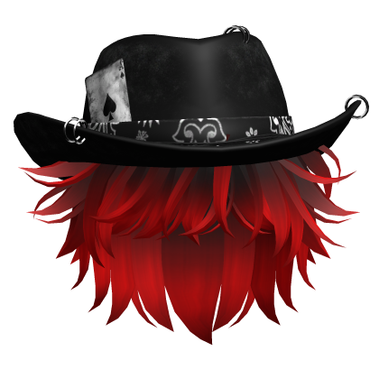 Red Hair w Cowboy Hat