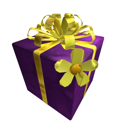 The Purple Gift Of Golden Times  Roblox item thumbnail