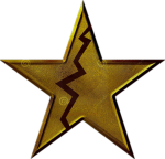 Broken stars.