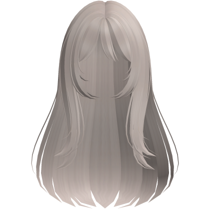 ♡꒰sweet wispy long hair w bangs ash blonde꒱