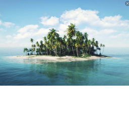 the island
