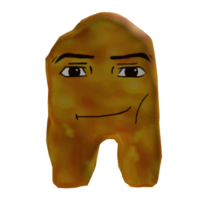 chicken nugget man face meme Roblox item