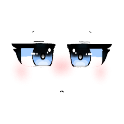 Anime Face || a gift for someone Roblox decal
