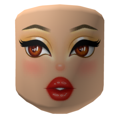 Classic Red Lip Makeup - Light Roblox item