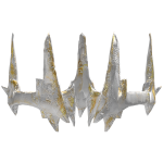 (In Group Store) White Gold Crown of Sabbac