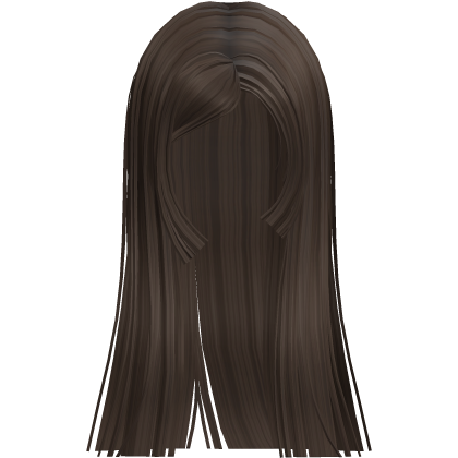 Long Pin Straight Hime Cut (Brown) Roblox item