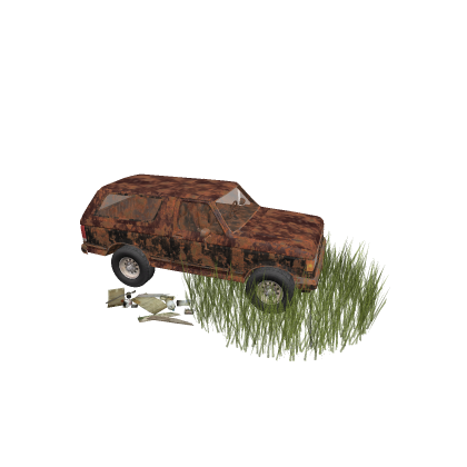 Old rusty ford 