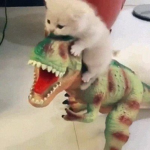 los dino saurios en fuga !!!!