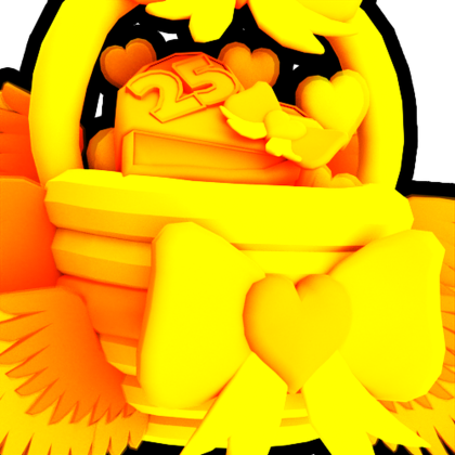 Gold Lovely Basket