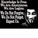 We Are the Anonymous (no one stop us)