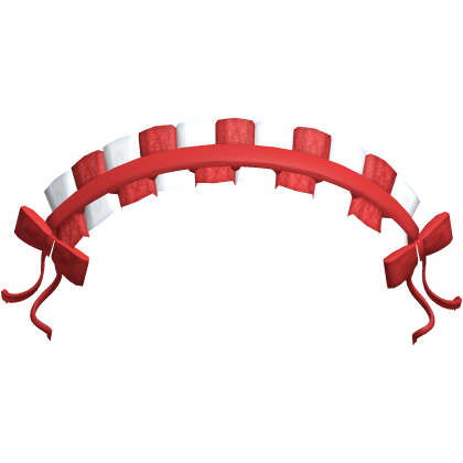 Red Gingham Headdress