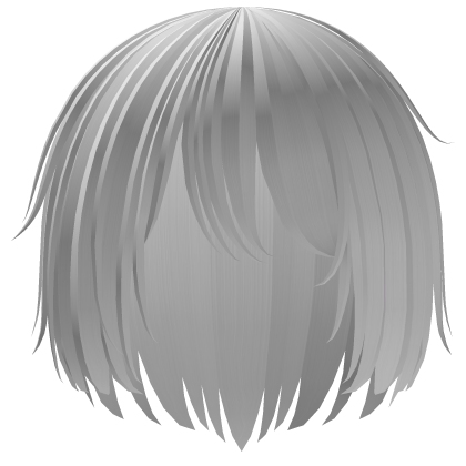 vkei anime style scene in white