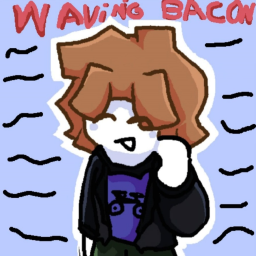 Waving Bacon "Thanks!"