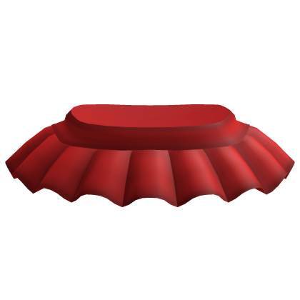 Red long skirt roblox discount