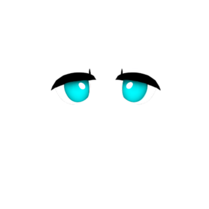 Light Blue Serious Eyes Roblox decal