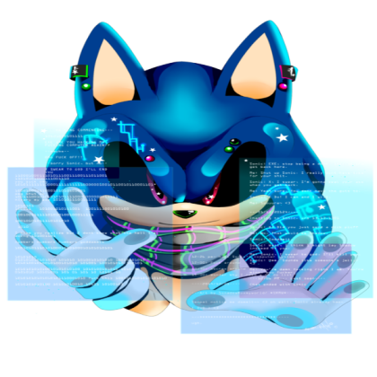 Cyber sonic.exe Roblox decal