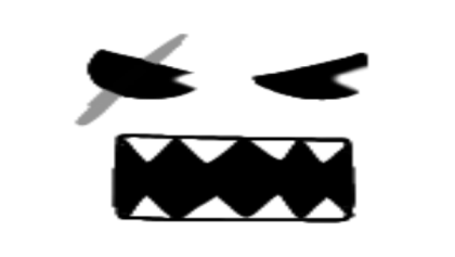 Cartoon Zombie King face Roblox decal