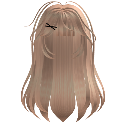 Messy Straight Cute Girl Hair Blonde Roblox item