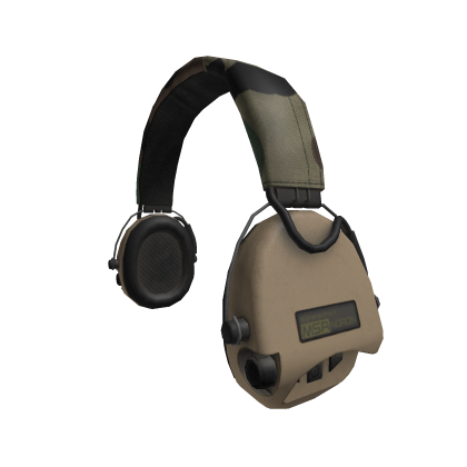 (Cap) Tan MSA Nordin Supreme Pro-X/L Headset Roblox item