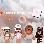 hearts clothesline